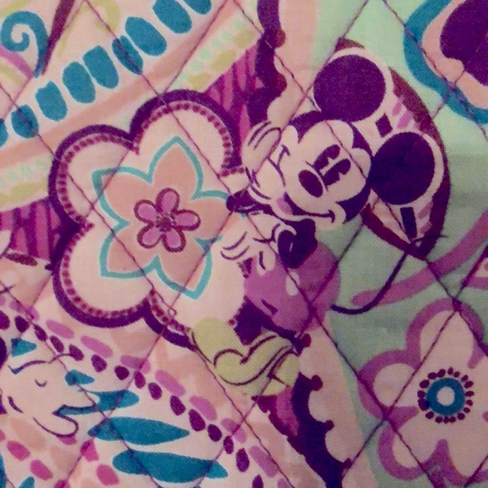 Disney Vera Bradley Plum Up Mickey and Minnie Mouse Mailbag